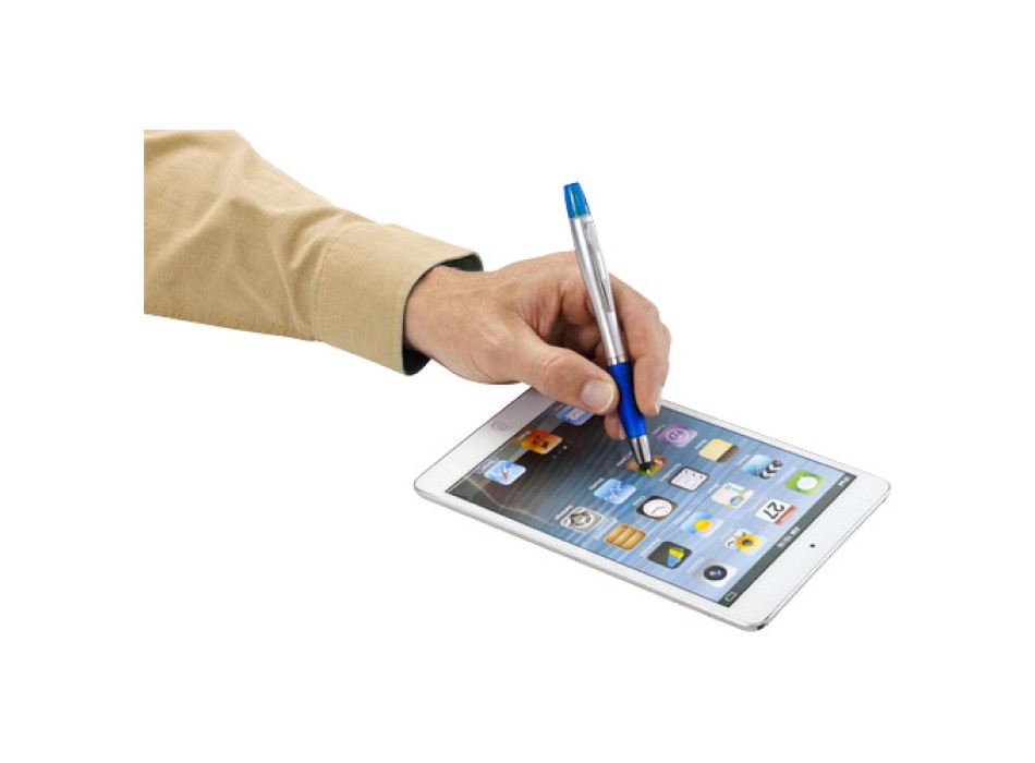 Penna a sfera con stylus ed evidenziatore Nash (inchiostro nero) FullGadgets.com