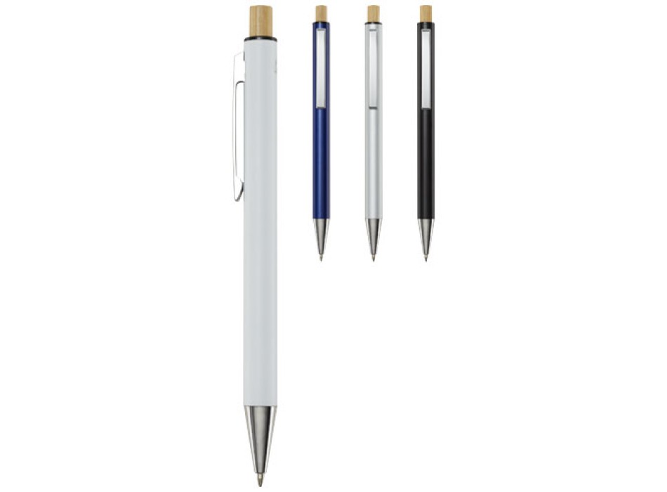 Penna a sfera in alluminio riciclato Cyrus (inchiostro blu) FullGadgets.com