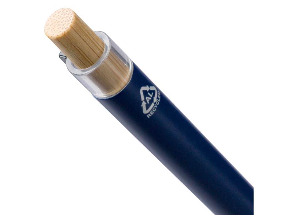 Penna a sfera in alluminio riciclato laccato Maren FullGadgets.com