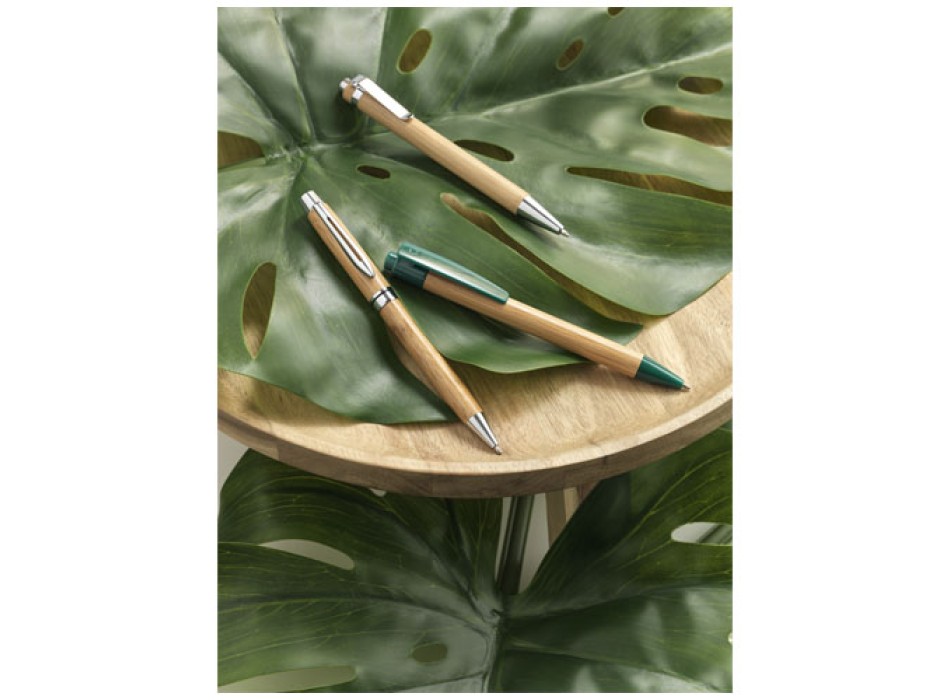 Penna a sfera in bambù Jakarta (inchiostro nero) FullGadgets.com