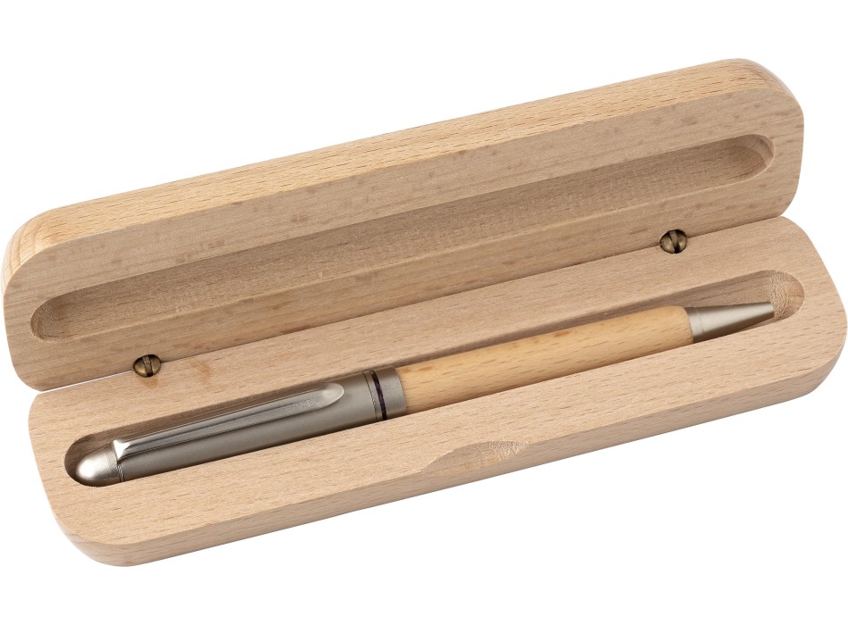 Penna a sfera in legno di faggio Tobias FullGadgets.com