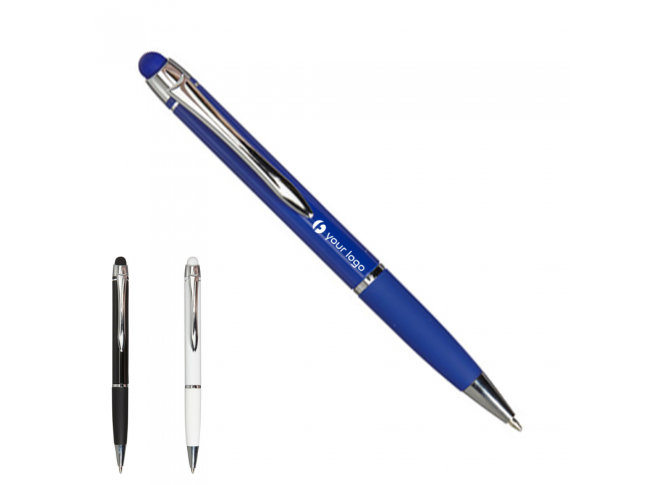 Penna a sfera in plastica lucida capacitiva, refill nero FullGadgets.com