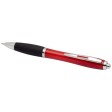 Penna a sfera in plastica riciclata certificata RCS con fusto colorato e impugnatura di colore nero (inchiostro nero) Nash FullGadgets.com