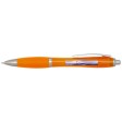  Penna a sfera in plastica riciclata certificata RCS con fusto e impugnatura colorati (inchiostro blu) Nash FullGadgets.com