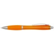 Penna a sfera in plastica riciclata certificata RCS con fusto e impugnatura colorati (inchiostro blu) Nash FullGadgets.com