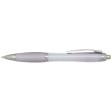  Penna a sfera in plastica riciclata certificata RCS con fusto e impugnatura colorati (inchiostro blu) Nash FullGadgets.com