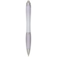  Penna a sfera in plastica riciclata certificata RCS con fusto e impugnatura colorati (inchiostro blu) Nash FullGadgets.com