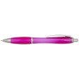  Penna a sfera in plastica riciclata certificata RCS con fusto e impugnatura colorati (inchiostro blu) Nash FullGadgets.com