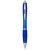  Penna a sfera in plastica riciclata certificata RCS con fusto e impugnatura colorati (inchiostro blu) Nash