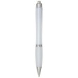  Penna a sfera in plastica riciclata certificata RCS con fusto e impugnatura colorati (inchiostro blu) Nash FullGadgets.com