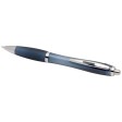  Penna a sfera in plastica riciclata certificata RCS con fusto e impugnatura colorati (inchiostro blu) Nash FullGadgets.com