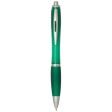  Penna a sfera in plastica riciclata certificata RCS con fusto e impugnatura colorati (inchiostro blu) Nash FullGadgets.com