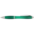  Penna a sfera in plastica riciclata certificata RCS con fusto e impugnatura colorati (inchiostro blu) Nash FullGadgets.com