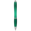  Penna a sfera in plastica riciclata certificata RCS con fusto e impugnatura colorati (inchiostro blu) Nash FullGadgets.com