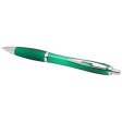  Penna a sfera in plastica riciclata certificata RCS con fusto e impugnatura colorati (inchiostro blu) Nash FullGadgets.com