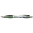  Penna a sfera in plastica riciclata certificata RCS con fusto e impugnatura colorati (inchiostro blu) Nash FullGadgets.com