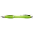  Penna a sfera in plastica riciclata certificata RCS con fusto e impugnatura colorati (inchiostro blu) Nash FullGadgets.com