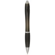  Penna a sfera in plastica riciclata certificata RCS con fusto e impugnatura colorati (inchiostro blu) Nash FullGadgets.com