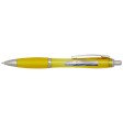  Penna a sfera in plastica riciclata certificata RCS con fusto e impugnatura colorati (inchiostro blu) Nash FullGadgets.com