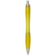  Penna a sfera in plastica riciclata certificata RCS con fusto e impugnatura colorati (inchiostro blu) Nash FullGadgets.com