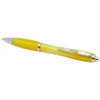  Penna a sfera in plastica riciclata certificata RCS con fusto e impugnatura colorati (inchiostro blu) Nash FullGadgets.com