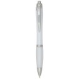  Penna a sfera in plastica riciclata certificata RCS con fusto e impugnatura colorati (inchiostro blu) Nash FullGadgets.com