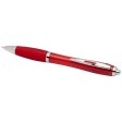 Penna a sfera in plastica riciclata certificata RCS con fusto e impugnatura colorati (inchiostro nero) Nash FullGadgets.com