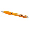 Penna a sfera in plastica riciclata certificata RCS con fusto e impugnatura colorati (inchiostro nero) Nash FullGadgets.com