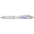 Penna a sfera in plastica riciclata certificata RCS con fusto e impugnatura colorati (inchiostro nero) Nash FullGadgets.com