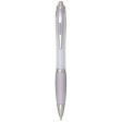 Penna a sfera in plastica riciclata certificata RCS con fusto e impugnatura colorati (inchiostro nero) Nash FullGadgets.com