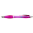 Penna a sfera in plastica riciclata certificata RCS con fusto e impugnatura colorati (inchiostro nero) Nash FullGadgets.com