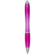 Penna a sfera in plastica riciclata certificata RCS con fusto e impugnatura colorati (inchiostro nero) Nash FullGadgets.com