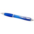 Penna a sfera in plastica riciclata certificata RCS con fusto e impugnatura colorati (inchiostro nero) Nash FullGadgets.com