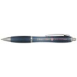 Penna a sfera in plastica riciclata certificata RCS con fusto e impugnatura colorati (inchiostro nero) Nash FullGadgets.com