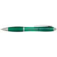 Penna a sfera in plastica riciclata certificata RCS con fusto e impugnatura colorati (inchiostro nero) Nash FullGadgets.com