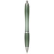 Penna a sfera in plastica riciclata certificata RCS con fusto e impugnatura colorati (inchiostro nero) Nash FullGadgets.com