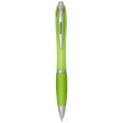 Penna a sfera in plastica riciclata certificata RCS con fusto e impugnatura colorati (inchiostro nero) Nash FullGadgets.com