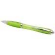 Penna a sfera in plastica riciclata certificata RCS con fusto e impugnatura colorati (inchiostro nero) Nash FullGadgets.com