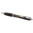Penna a sfera in plastica riciclata certificata RCS con fusto e impugnatura colorati (inchiostro nero) Nash FullGadgets.com