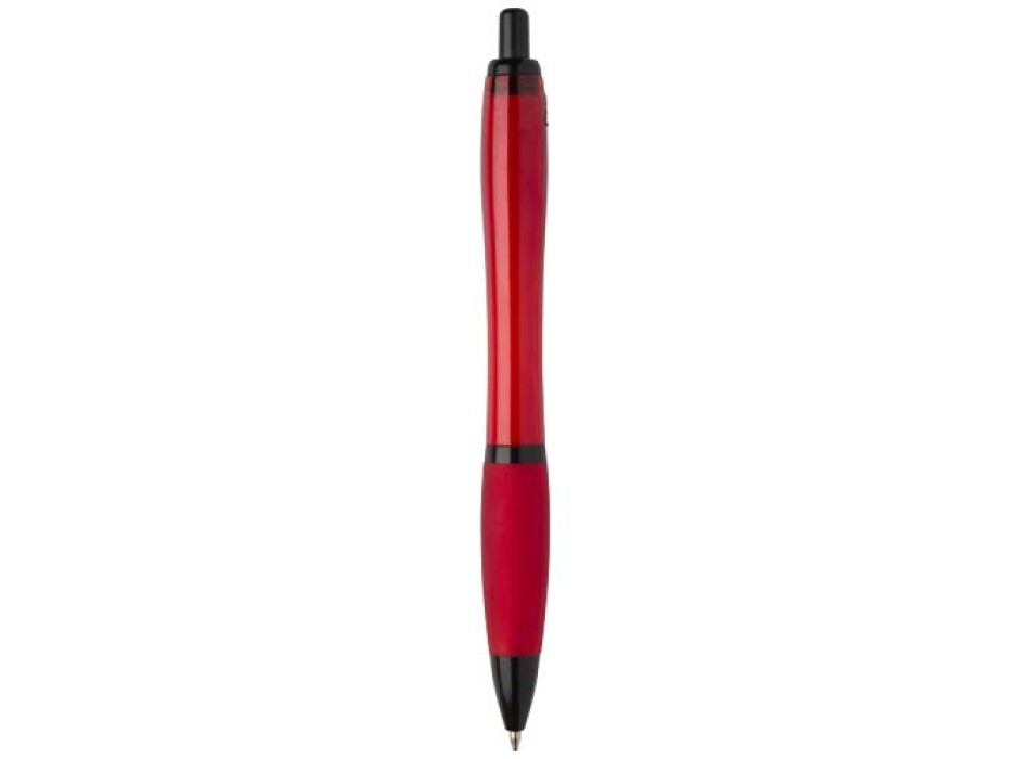 Penna a sfera in plastica riciclata con finiture nere (inchiostro nero) Nash FullGadgets.com