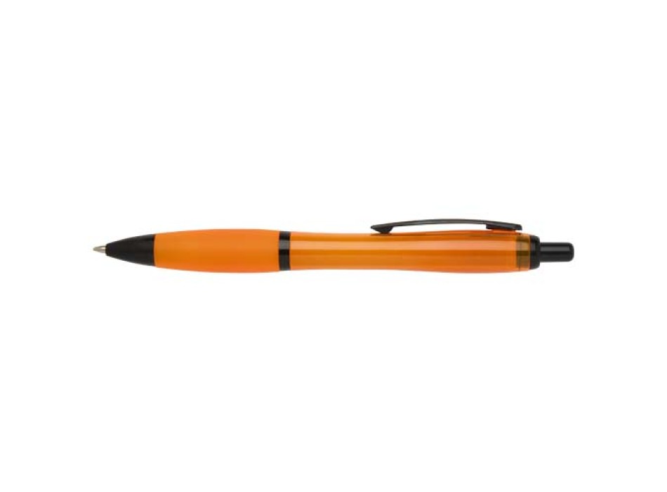 Penna a sfera in plastica riciclata con finiture nere (inchiostro nero) Nash FullGadgets.com