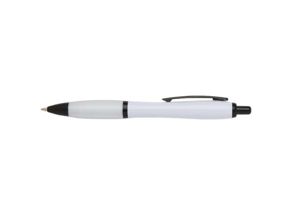 Penna a sfera in plastica riciclata con finiture nere (inchiostro nero) Nash FullGadgets.com