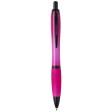 Penna a sfera in plastica riciclata con finiture nere (inchiostro nero) Nash FullGadgets.com
