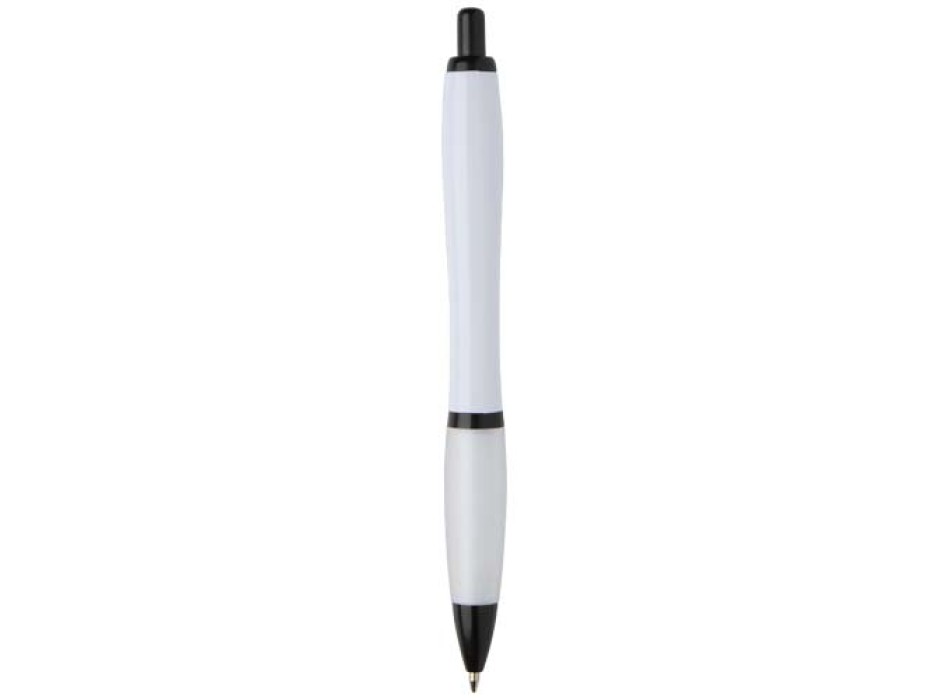 Penna a sfera in plastica riciclata con finiture nere (inchiostro nero) Nash FullGadgets.com