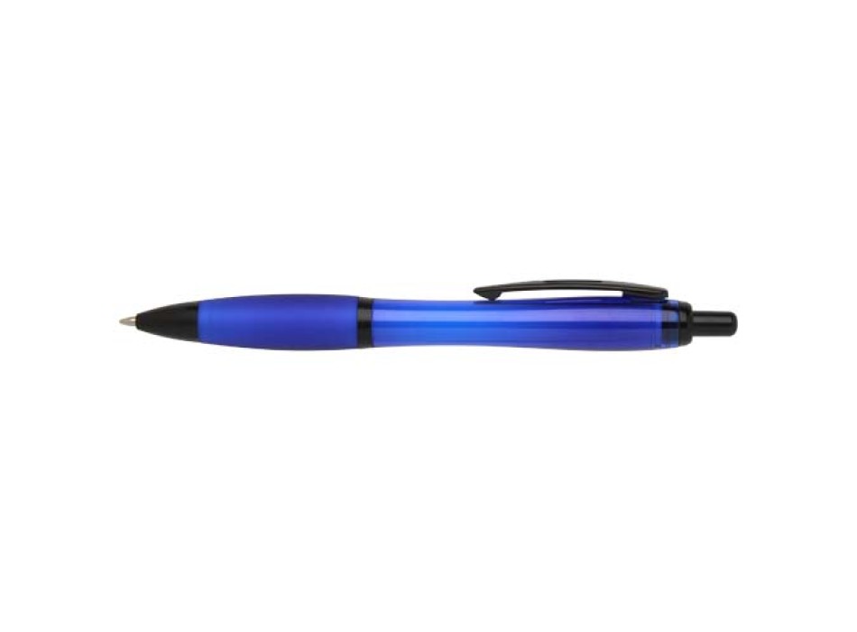 Penna a sfera in plastica riciclata con finiture nere (inchiostro nero) Nash FullGadgets.com