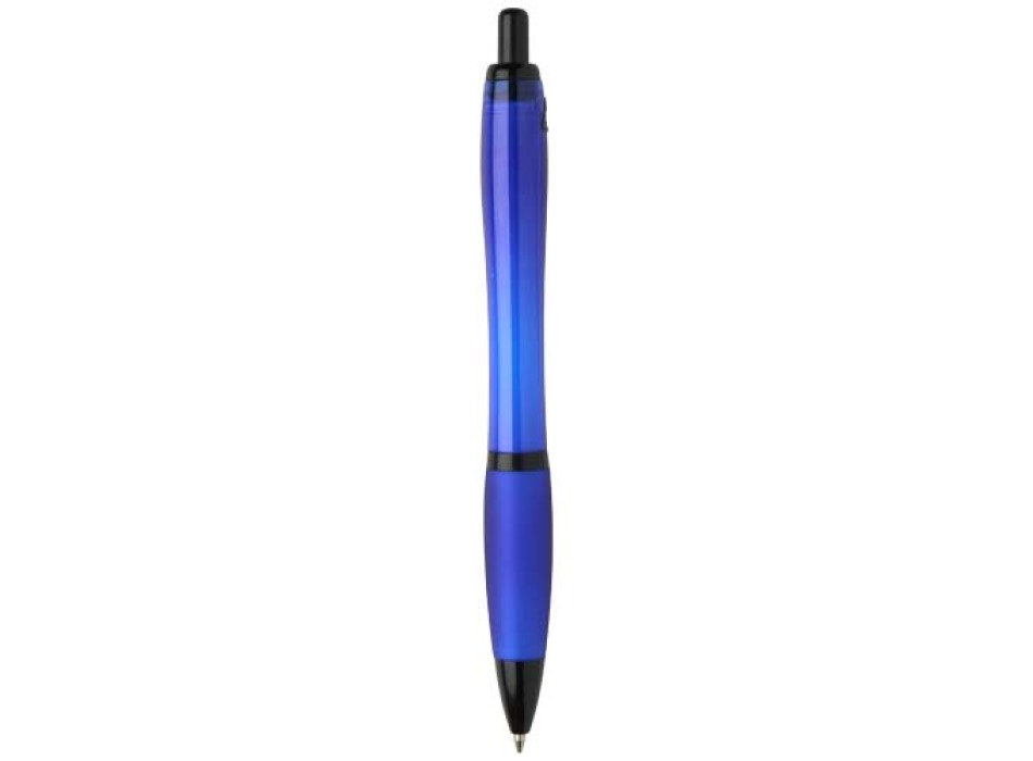 Penna a sfera in plastica riciclata con finiture nere (inchiostro nero) Nash FullGadgets.com