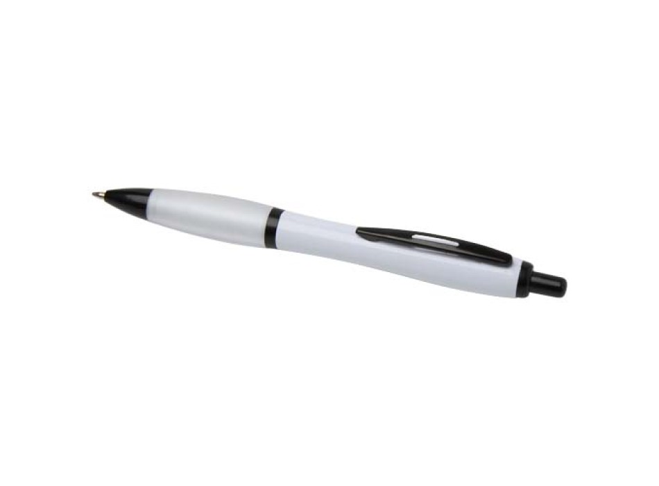 Penna a sfera in plastica riciclata con finiture nere (inchiostro nero) Nash FullGadgets.com
