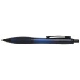 Penna a sfera in plastica riciclata con finiture nere (inchiostro nero) Nash FullGadgets.com