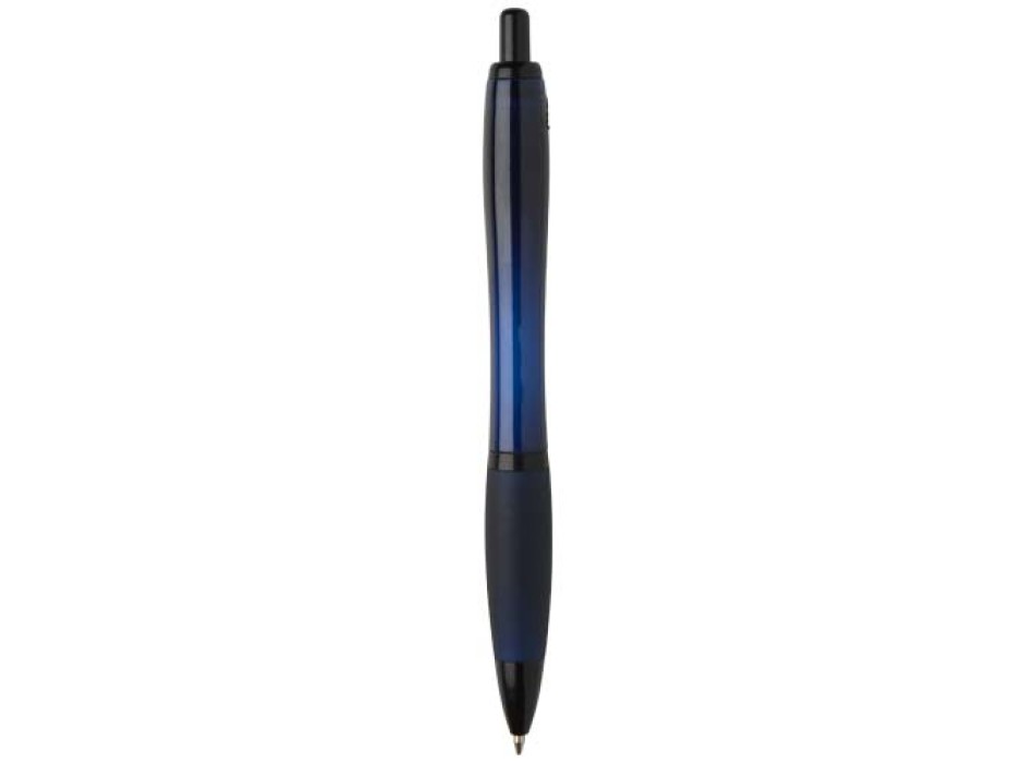Penna a sfera in plastica riciclata con finiture nere (inchiostro nero) Nash FullGadgets.com