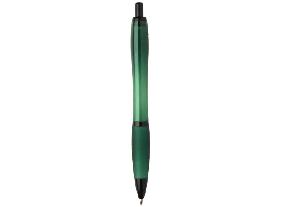 Penna a sfera in plastica riciclata con finiture nere (inchiostro nero) Nash FullGadgets.com